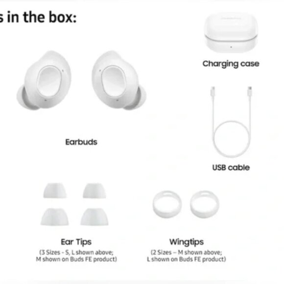 GALAXY BUDS FE Samsung NWT SM-R400NZWAXAR - Picture 5 of 8